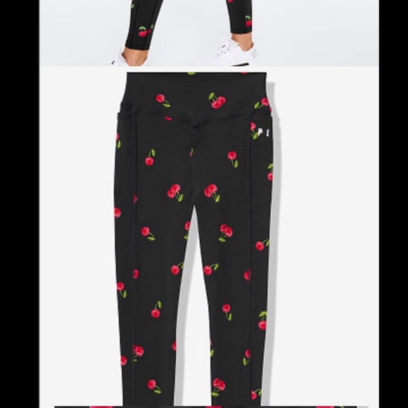 Sold on eBay  VICTORIA SECRET CHERRY Leggings - Picture 3 of 5